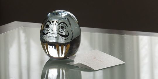 バカラダルマ　縁起物 Baccarat バカラ ダルマ 名入れ彫刻代込み 名入れ 彫刻 刻印 名