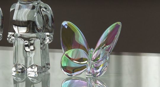 名入れバカラ ラッキーバタフライ イリゼクリア｜新たな門出を