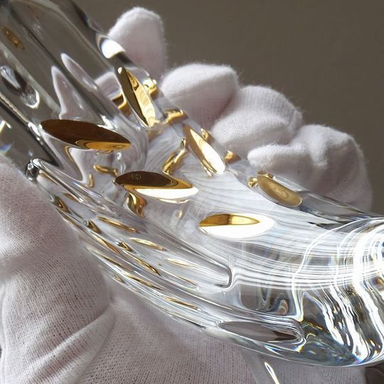 バカラ　ファウナクリストポリス　鳥　一輪挿し バカラ“動物モチーフ”のクリスタル「ファウナクリストポリス