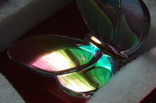 名入れバカラ ラッキーバタフライ イリゼクリア｜新たな門出を